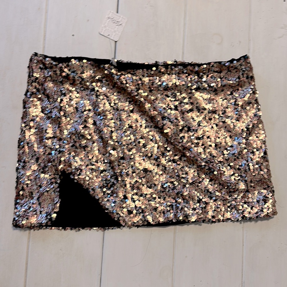 Free people sequin skirt